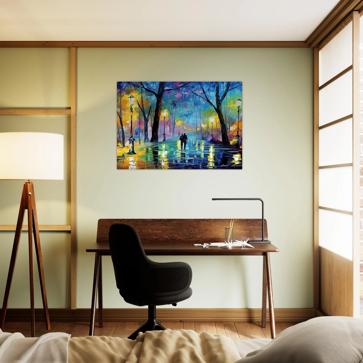 Leonid Afremov - Leonid Afremov Brushed Aluminum Print - 70x100 cm / 28x40 inches | Leonid Afremov Aluminum Print | Leonid Afremov Prints