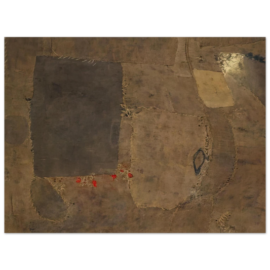 Alberto Burri - Composition  75x100 cm / 30x40inches Fine Art Poster