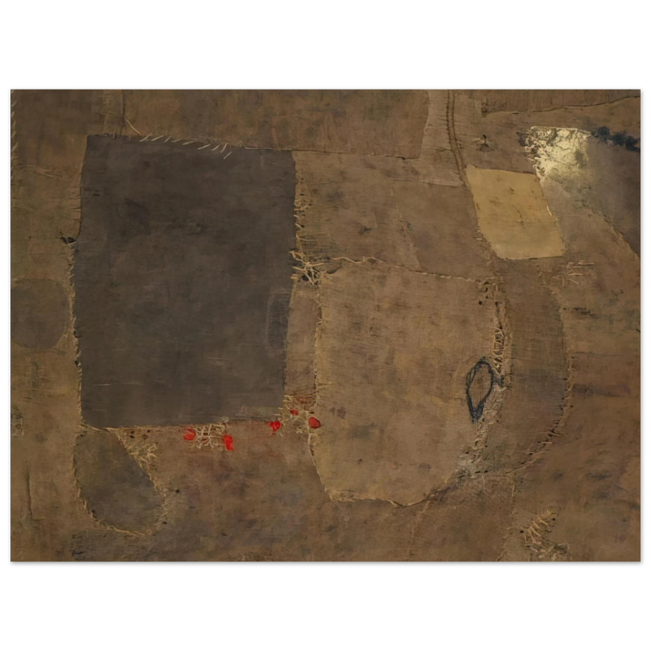 Alberto Burri - Composition  75x100 cm / 30x40inches Fine Art Poster
