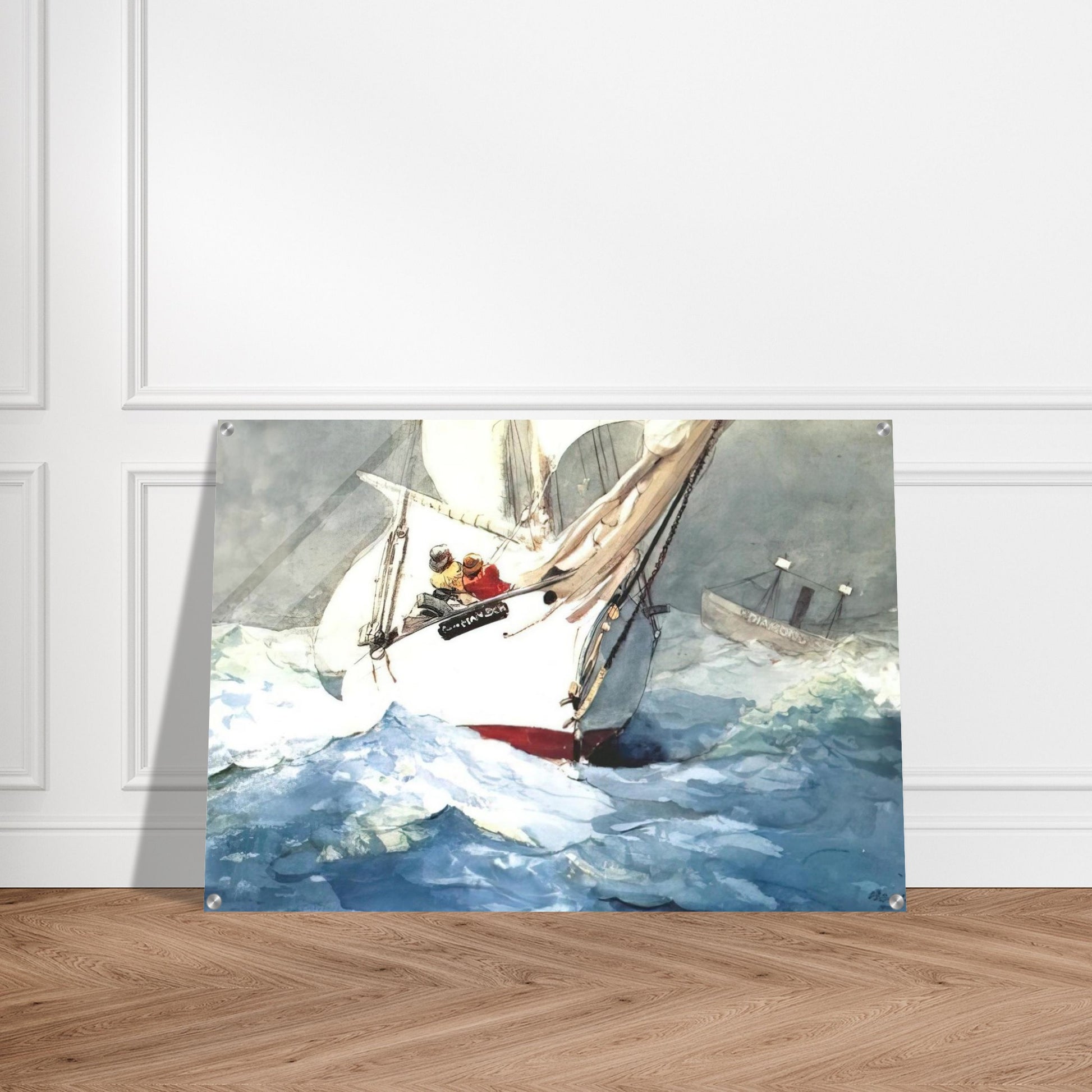 DIAMOND SHOAL - Winslow Homer Acrylic Print - 70x100 cm / 28x40″ inches