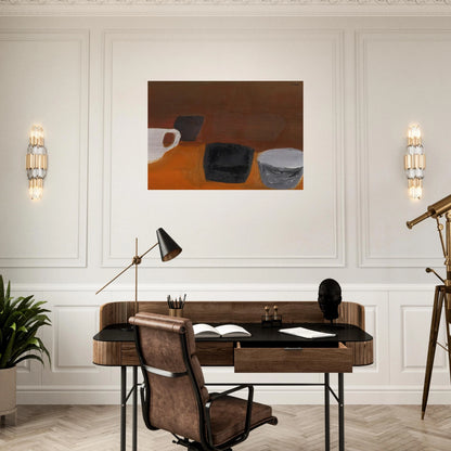 Still Life with White Mug - 1957 - William Scott Brushed Aluminum Print - 70x100 cm / 28x40 inches | William Scott Aluminum Print | William Scott Prints