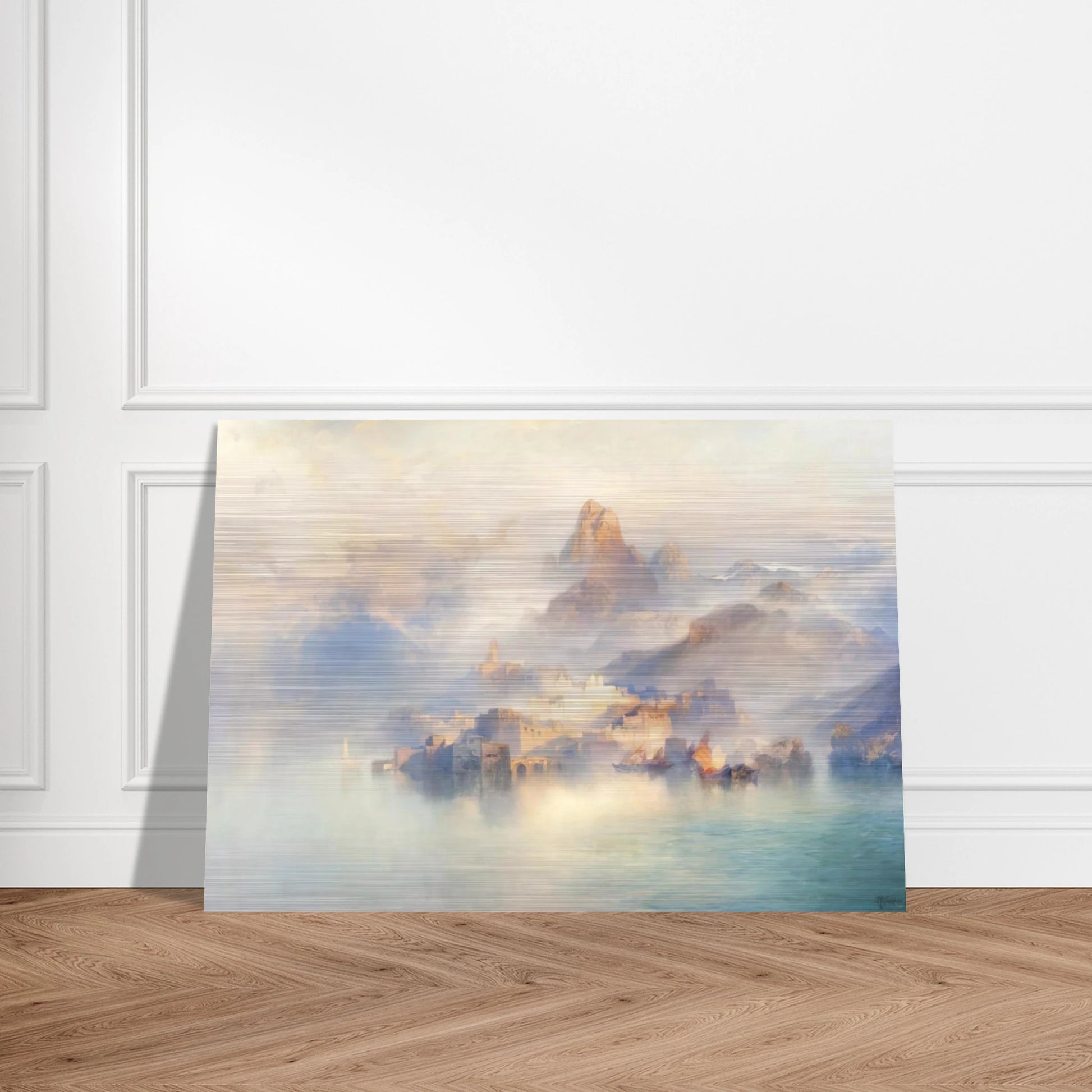 The Dream City - Thomas Moran Brushed Aluminum Print - 70x100 cm / 28x40 inches | Thomas Moran Aluminum Print | Thomas Moran Prints