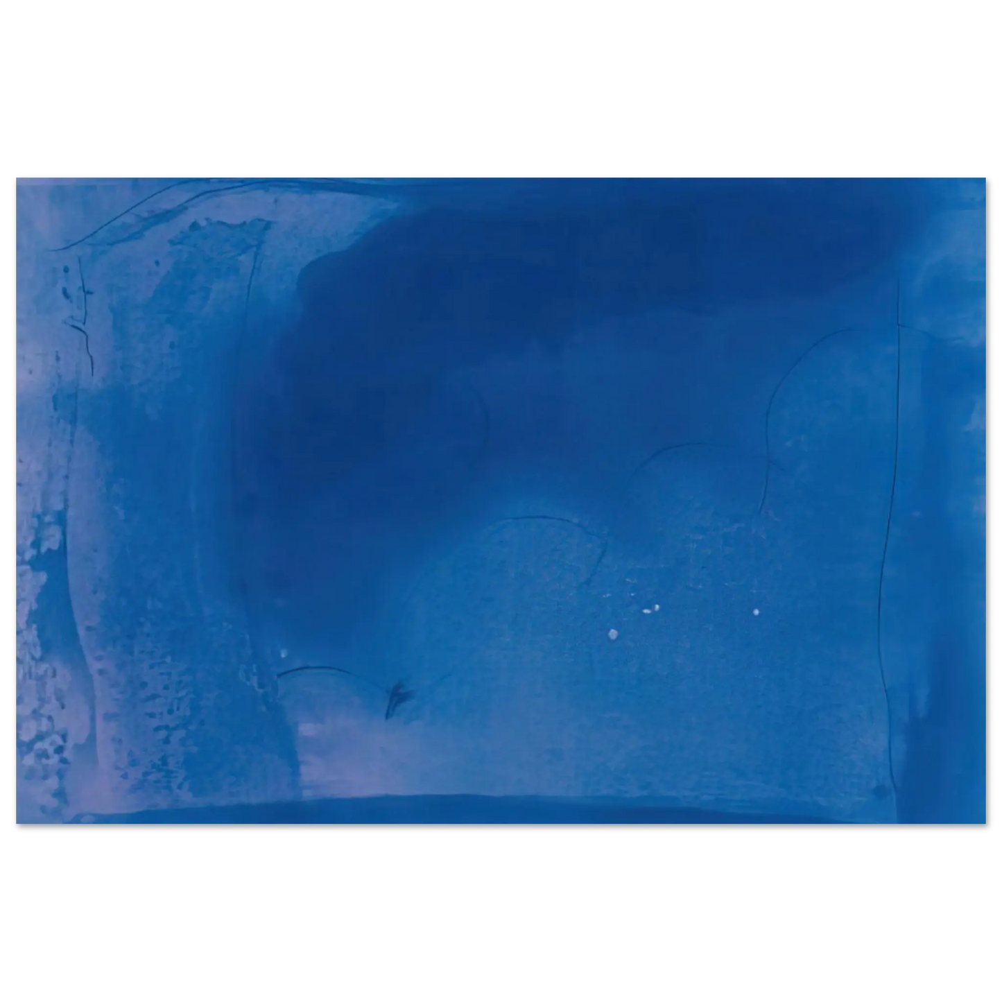 Helen Frankenthaler - Corot s Mark - 1987 Wall art - A2 (42 x 59.4  cm) - Premium Wooden Framed Poster With Fine Art Paper - Wood frame