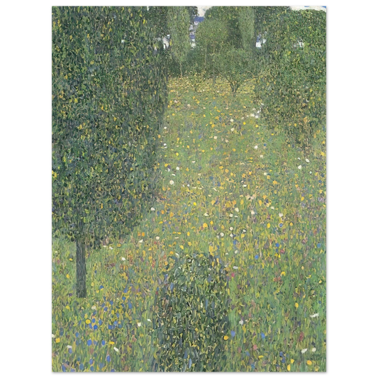Gustav Klimt - LANDSCAPE GARDEN MEADOW IN FLOWER  75x100 cm / 30x40inches Fine Art Poster