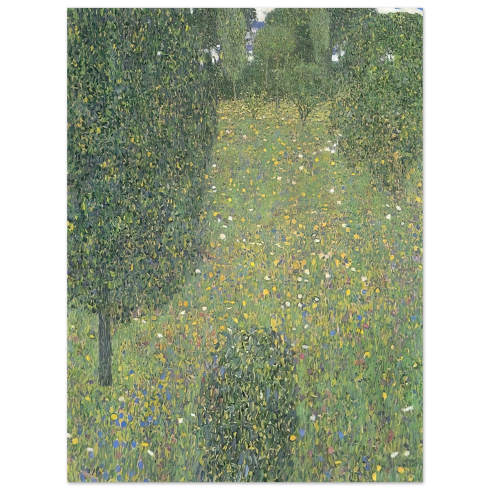 Gustav Klimt - LANDSCAPE GARDEN MEADOW IN FLOWER  75x100 cm / 30x40inches Fine Art Poster