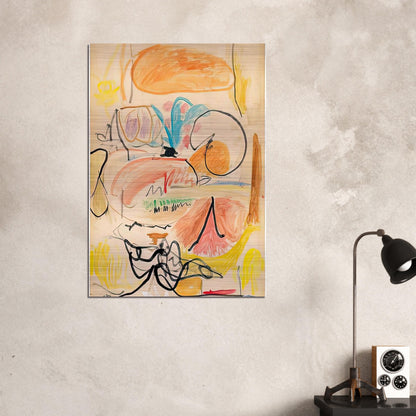 Window Shade No. 1, 1952- - Helen Frankenthaler Brushed Aluminum Print - 70x100 cm / 28x40 inches | Helen Frankenthaler Aluminum Print | Helen Frankenthaler Prints