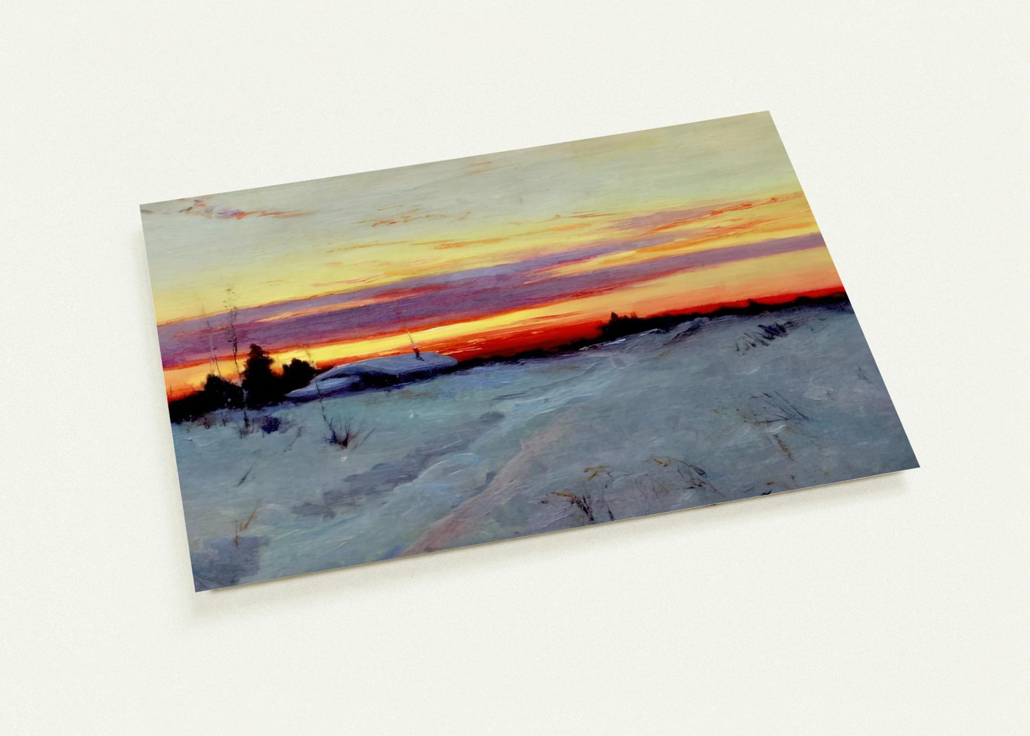 Alaska Sunset - Romanticism By Sydney Laurence Pack of 10 Post Cards | Sydney Laurence Post Cards | A6 (10.5 x 14.8 cm) - 4.1 x 5.8 inches