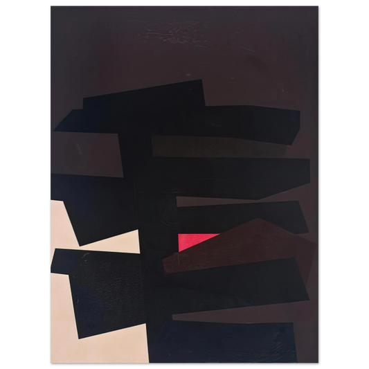 Karl Benjamin - BB #8 - 1962  75x100 cm / 30x40inches Fine Art Poster