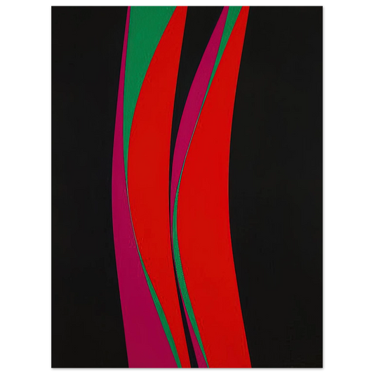 Lorser Feitelson - Untitled February 4 - 1967  75x100 cm / 30x40inches Fine Art Poster