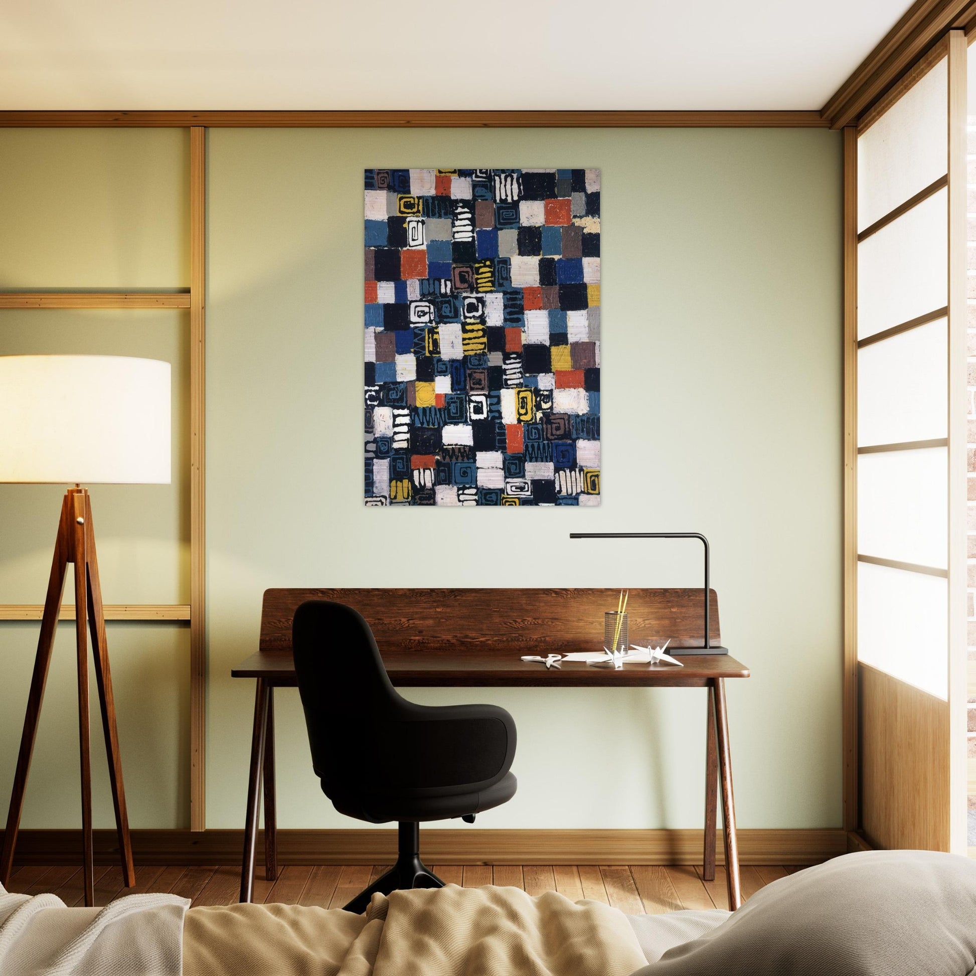 Untitled from Little Image series - Lee Krasner Brushed Aluminum Print - 70x100 cm / 28x40 inches | Lee Krasner Aluminum Print | Lee Krasner Prints