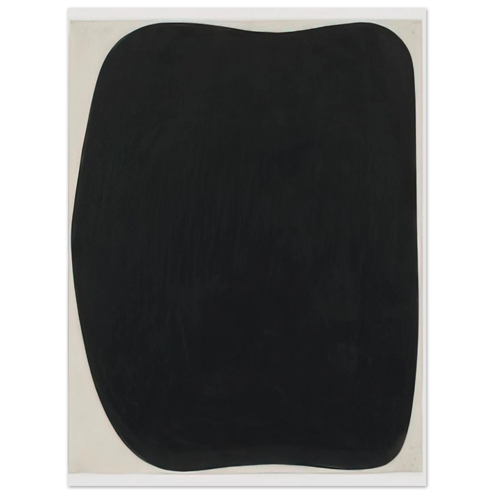 Ellsworth Kelly - Study for Black Ripe  75x100 cm / 30x40inches Fine Art Poster