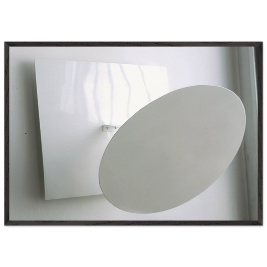 Amazonia White - 1989 - Lygia Pape 70x100 cm / 28x40 inches Framed Art Print – Black Wooden Frame