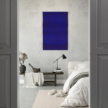 Blue Viola - 1962 - Carla Accardi Brushed Aluminum Print - 70x100 cm / 28x40 inches | Carla Accardi Aluminum Print | Carla Accardi Prints