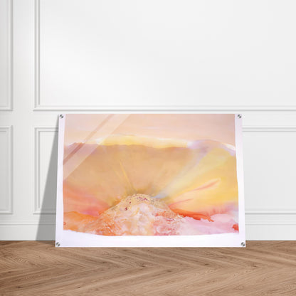 Eye Of The Pyramid Version I - 1988 - Ronnie Landfield Acrylic Print - 70x100 cm / 28x40″ inches