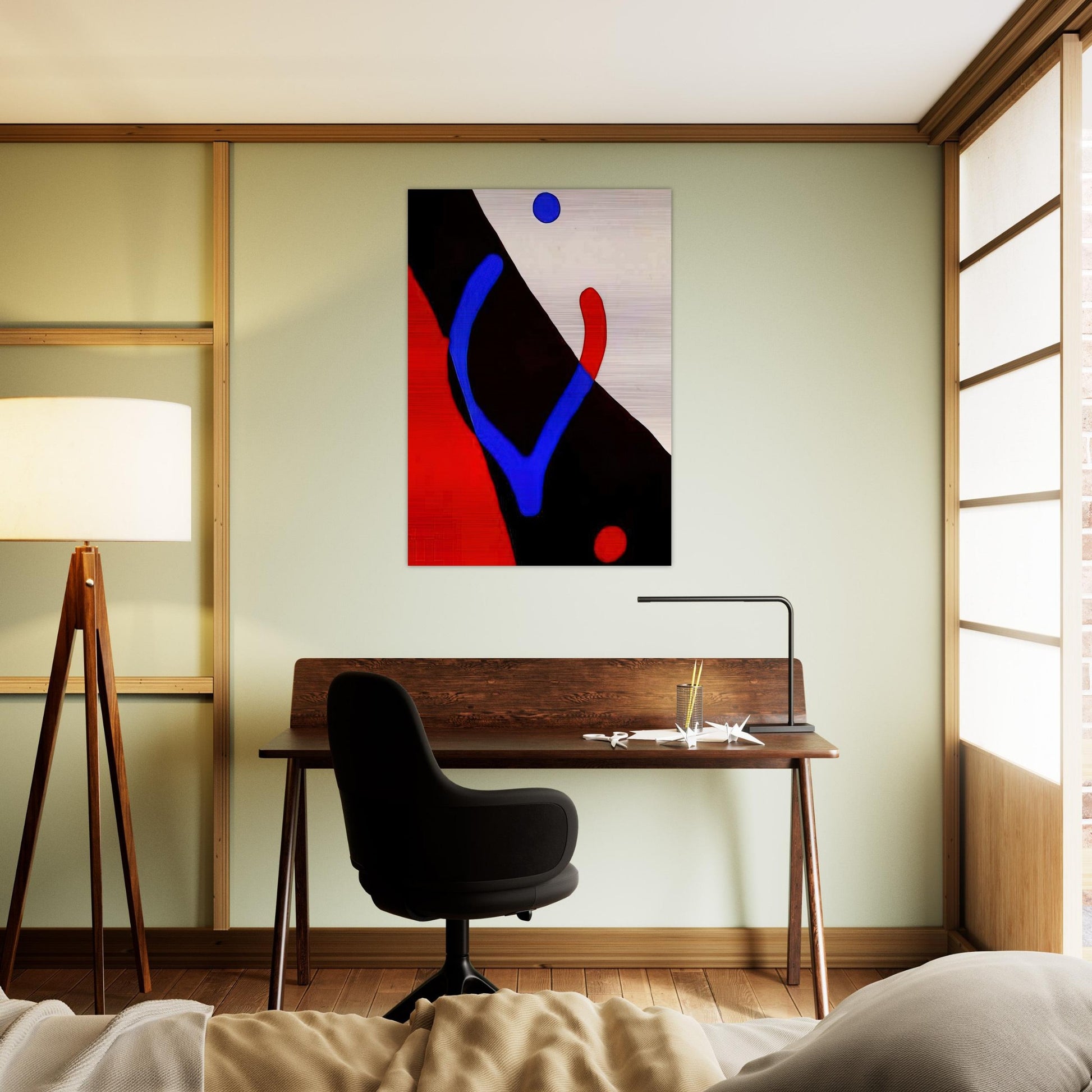 Frond and navel - Jean Arp Brushed Aluminum Print - 70x100 cm / 28x40 inches | Jean Arp Aluminum Print | Jean Arp Prints