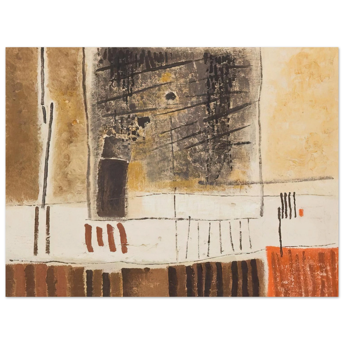 Bice Lazzari - Rhythm - 1956  75x100 cm / 30x40inches Fine Art Poster