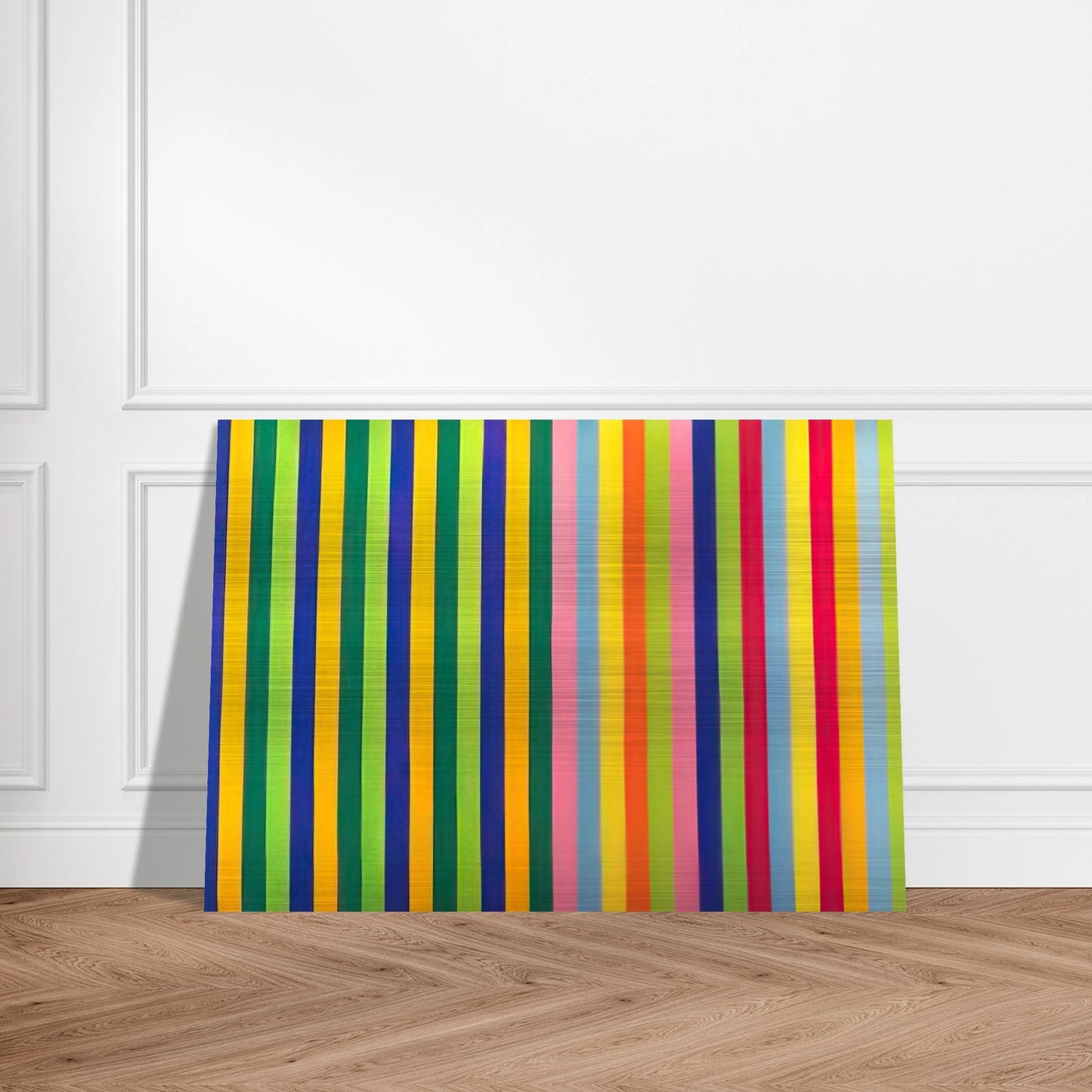 Solar Skin - 1964 - Gene Davis Brushed Aluminum Print - 70x100 cm / 28x40 inches | Gene Davis Aluminum Print | Gene Davis Prints