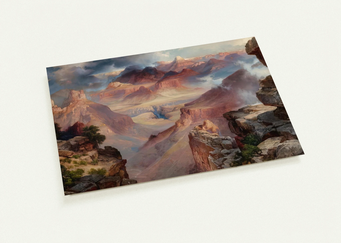 Grand Canyon of Arizona at Sunset By Thomas Moran Pack of 10 Post Cards | Thomas Moran Post Cards | A6 (10.5 x 14.8 cm) - 4.1 x 5.8 inches