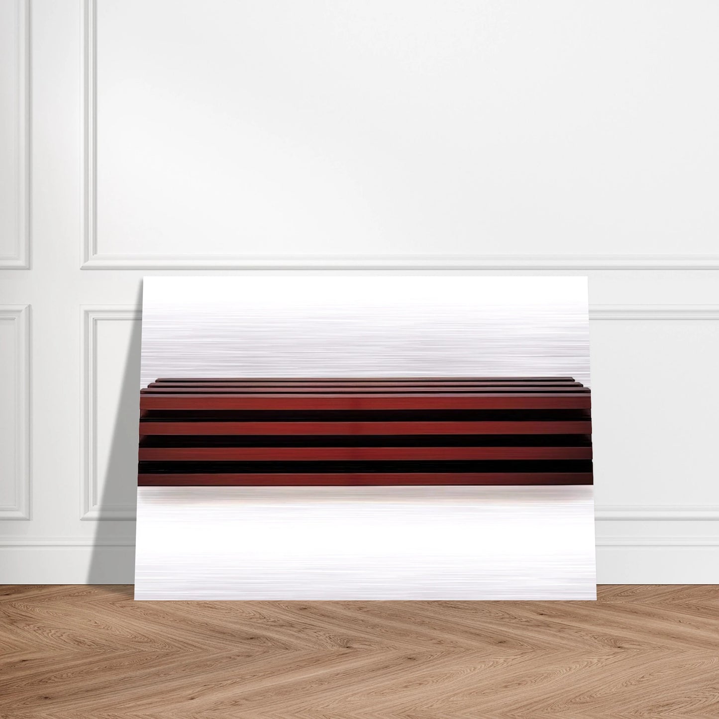 Untitled Aluminum - 1991 - Donald Judd Brushed Aluminum Print - 70x100 cm / 28x40 inches | Donald Judd Aluminum Print | Donald Judd Prints