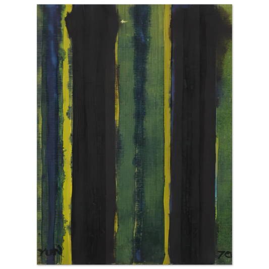 Yun Hyong-keun - Untitled - 1970  75x100 cm / 30x40inches Fine Art Poster