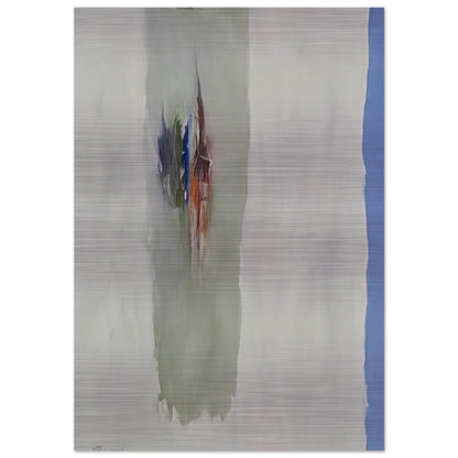 Sentinell III A - 1965 - Theodoros Stamos Brushed Aluminum Print - 70x100 cm / 28x40 inches | Theodoros Stamos Aluminum Print | Theodoros Stamos Prints