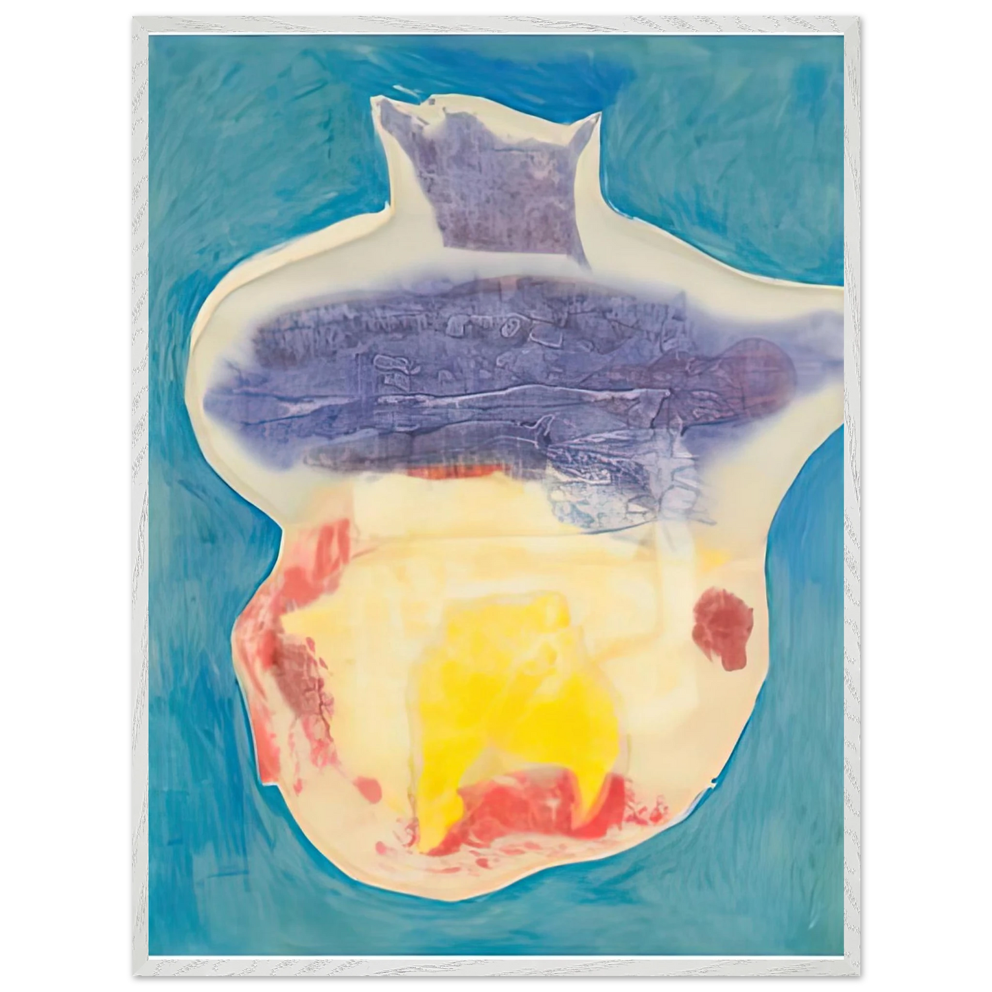 Helen Frankenthaler - Narcissus, 1963- Wall Art - 60x80 cm / 24x32 inches - Fine Art Poster-canvas - -