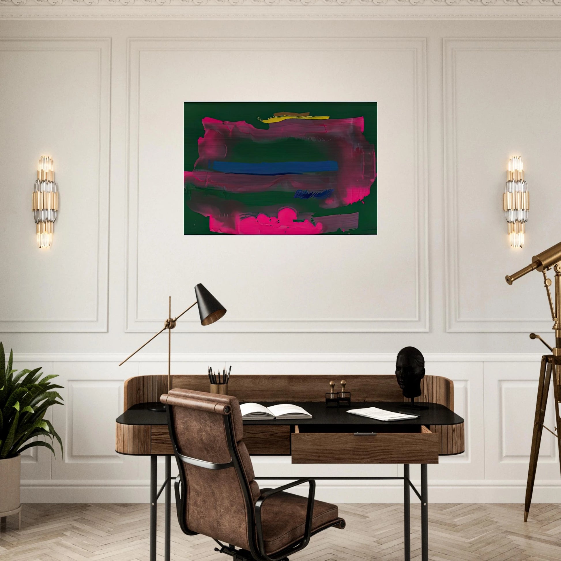Reef, 1991- - Helen Frankenthaler Brushed Aluminum Print - 70x100 cm / 28x40 inches | Helen Frankenthaler Aluminum Print | Helen Frankenthaler Prints