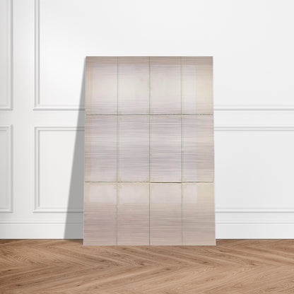 Classico 5 - 1968 - Robert Ryman Brushed Aluminum Print - 70x100 cm / 28x40 inches | Robert Ryman Aluminum Print | Robert Ryman Prints