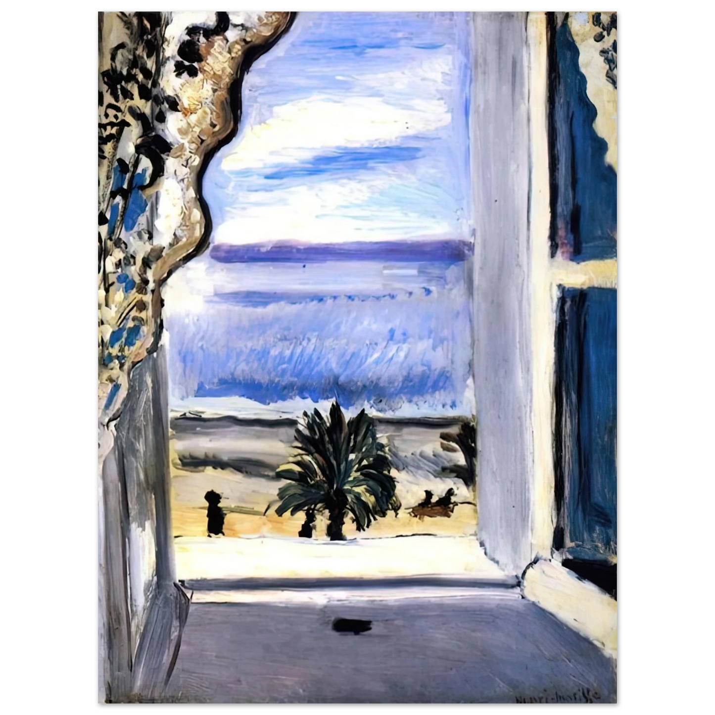 Henri Matisse - THE OPEN WINDOW 1918  75x100 cm / 30x40inches Fine Art Poster
