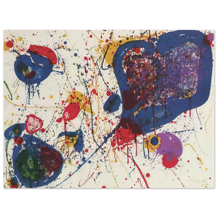 Sam Francis - Light Violet  Lembark L20   75x100 cm / 30x40inches Fine Art Poster