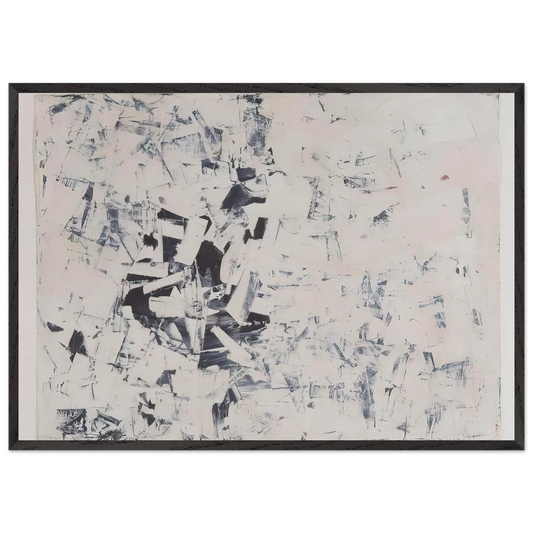 Untitled Free Structures - 1960 - Charlotte Posenenske 70x100 cm / 28x40 inches Framed Art Print – Black Wooden Frame