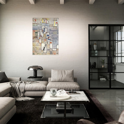 COTE DE PROVENCE - Paul Klee Brushed Aluminum Print - 70x100 cm / 28x40 inches | Paul Klee Aluminum Print | Paul Klee Prints