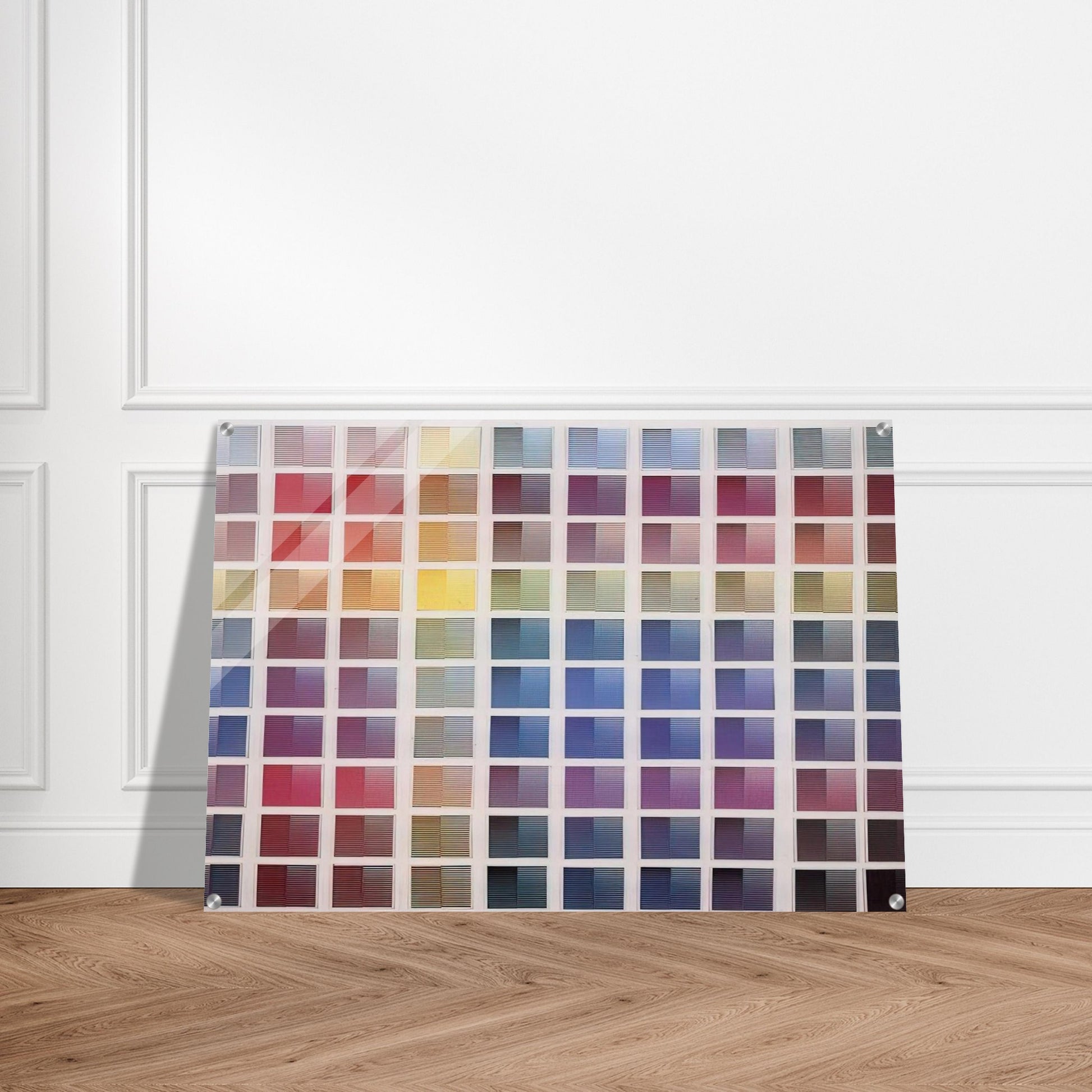 La ricerca del colore - 1968 - Dadamaino Acrylic Print - 70x100 cm / 28x40″ inches