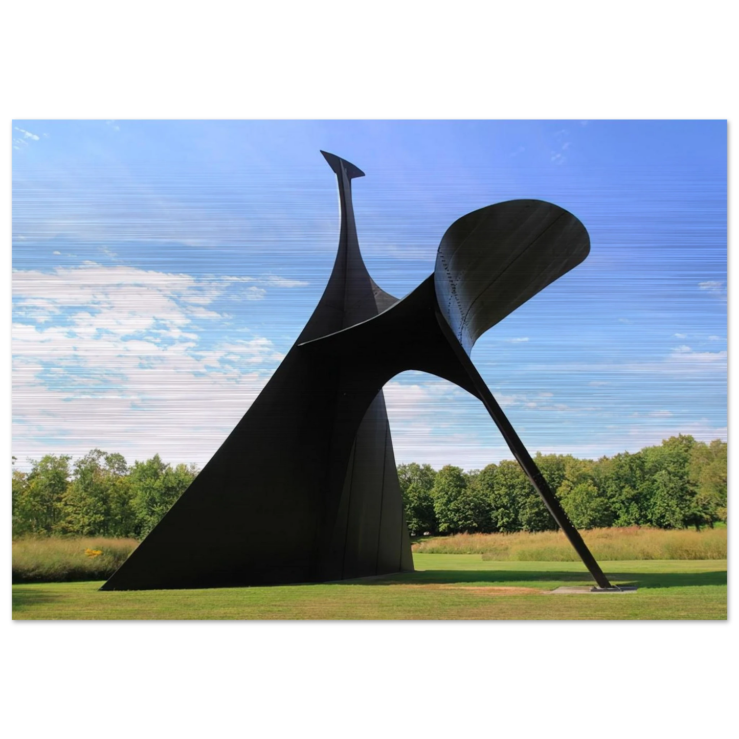 THE ARCH 1975 - Alexander Calder Brushed Aluminum Print - 70x100 cm / 28x40 inches | Alexander Calder Aluminum Print | Alexander Calder Prints