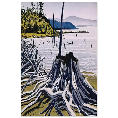 Flotsam-Allagash - 1995 - Neil Welliver Art Prints - 100x150 cm / 40x60″ inches | Neil Welliver Poster | Neil Welliver Prints