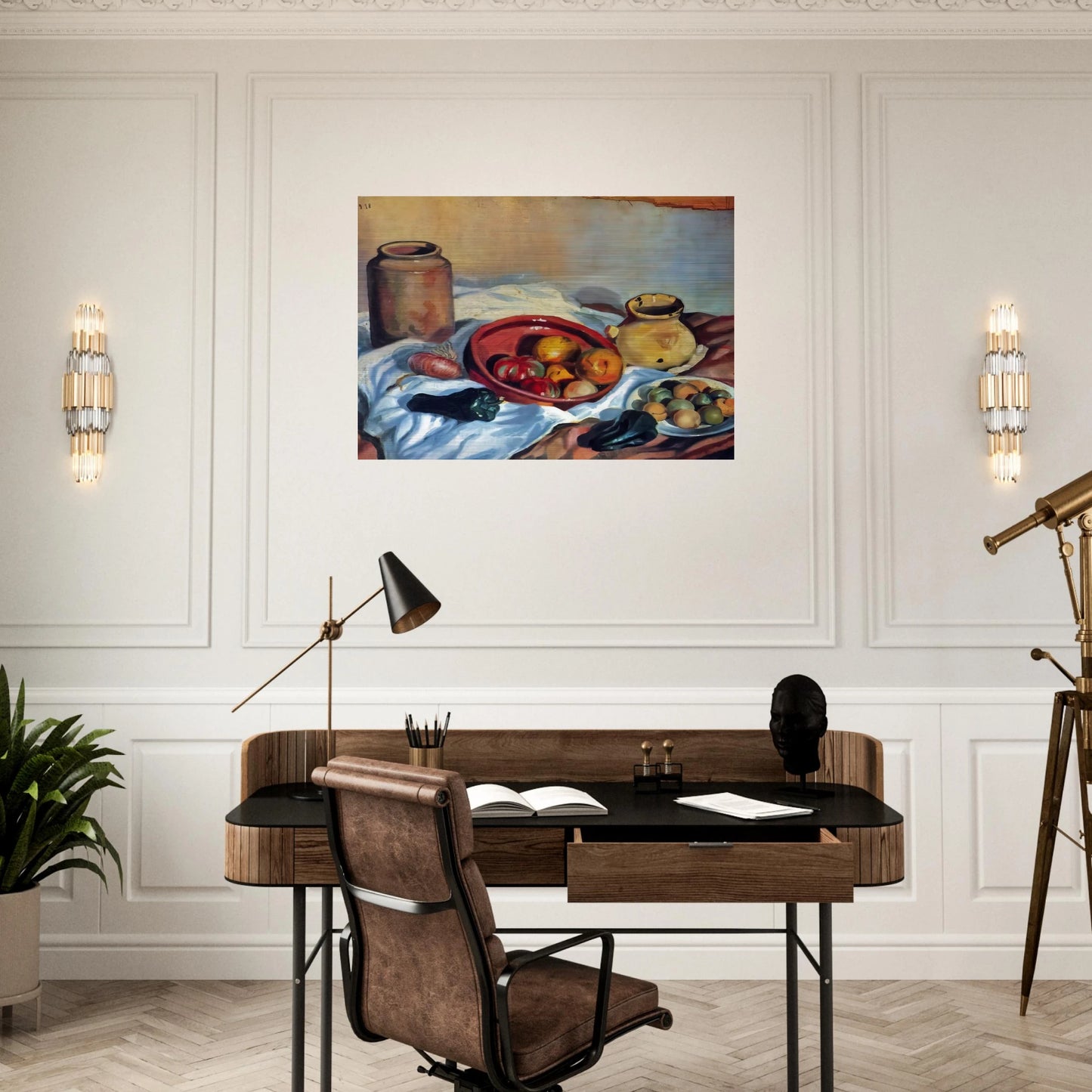 STILL LIFE - Salvador Dali Brushed Aluminum Print - 70x100 cm / 28x40 inches | Salvador Dali Aluminum Print | Salvador Dali Prints