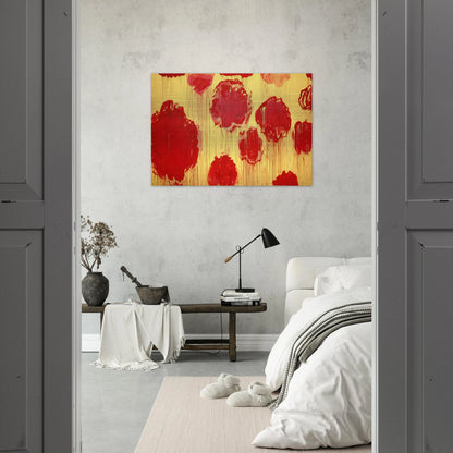 Untitled  Peonias series  - Cy Twombly Brushed Aluminum Print - 70x100 cm / 28x40 inches | Cy Twombly Aluminum Print | Cy Twombly Prints