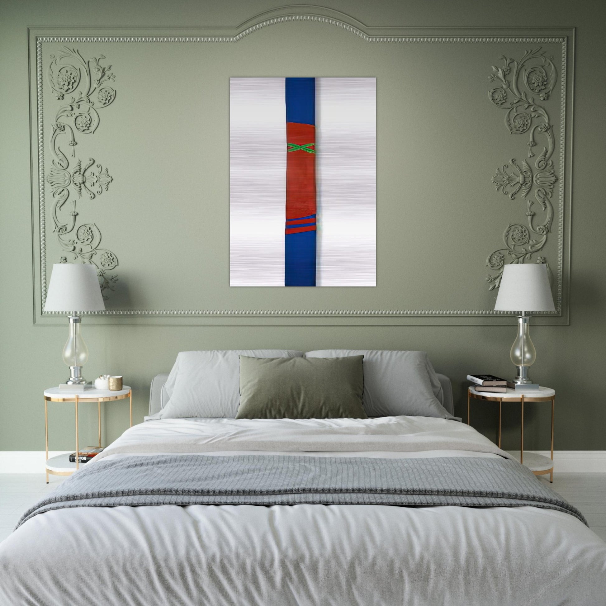 OHNE TITEL 1964 - BLINKY PALERMO Brushed Aluminum Print - 70x100 cm / 28x40 inches | BLINKY PALERMO Aluminum Print | BLINKY PALERMO Prints