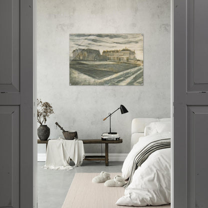 The Houses on Schenkweg where Van Gogh Lived - Vincent van Gogh Acrylic Print - 70x100 cm / 28x40″ inches