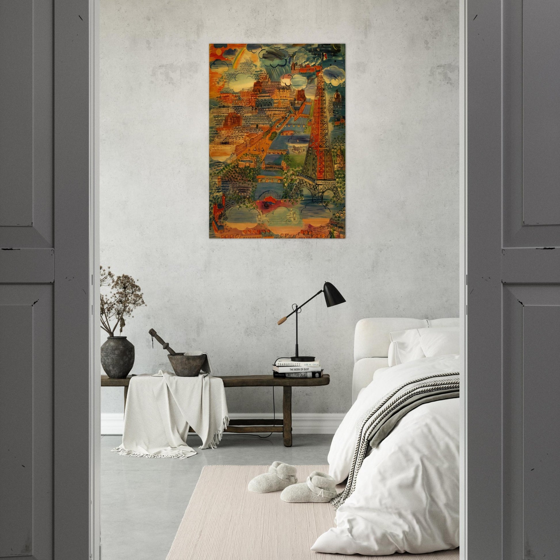 PARIS 1934 - Raoul Dufy Brushed Aluminum Print - 70x100 cm / 28x40 inches | Raoul Dufy Aluminum Print | Raoul Dufy Prints
