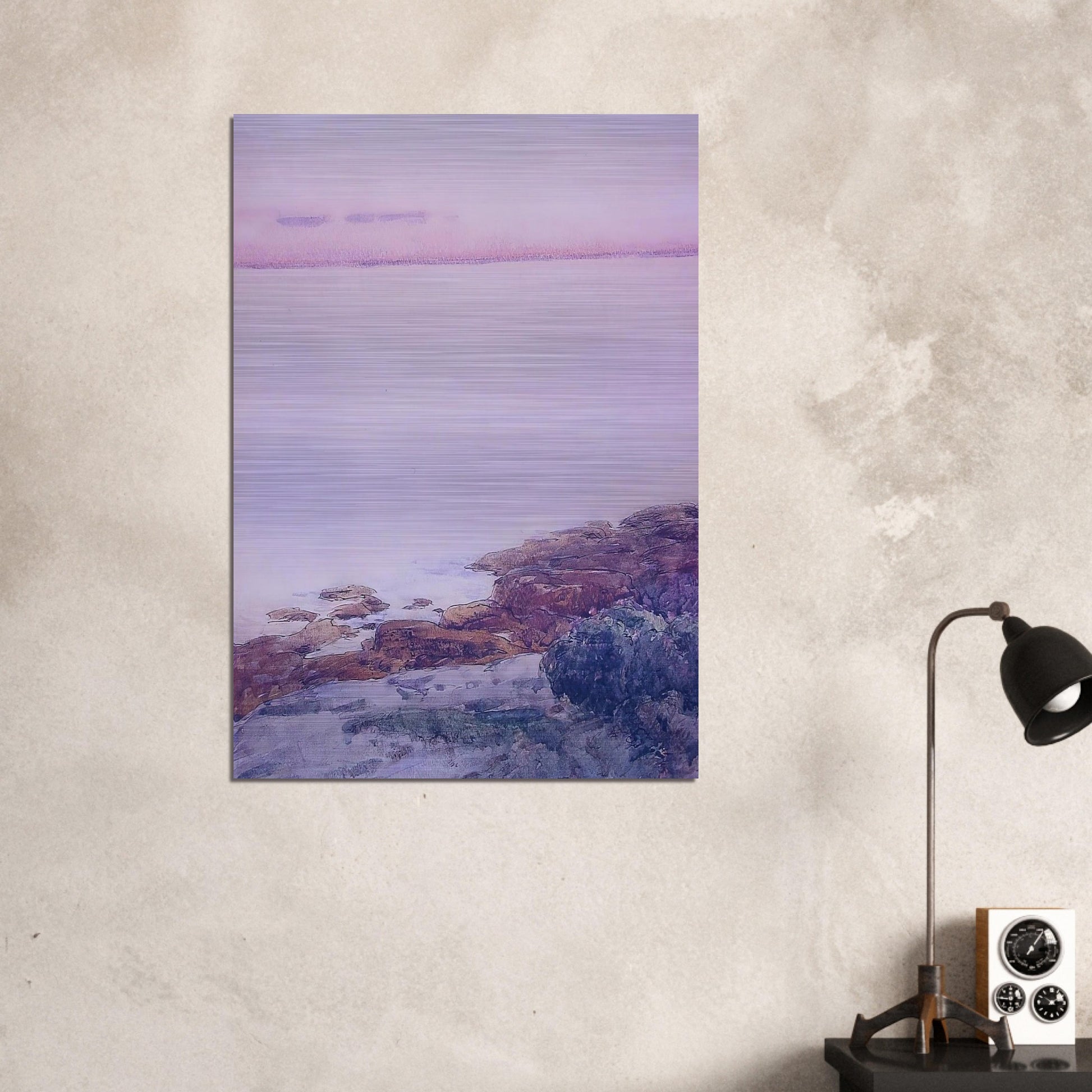 Isles of Shoals - Childe Hassam Brushed Aluminum Print - 70x100 cm / 28x40 inches | Childe Hassam Aluminum Print | Childe Hassam Prints