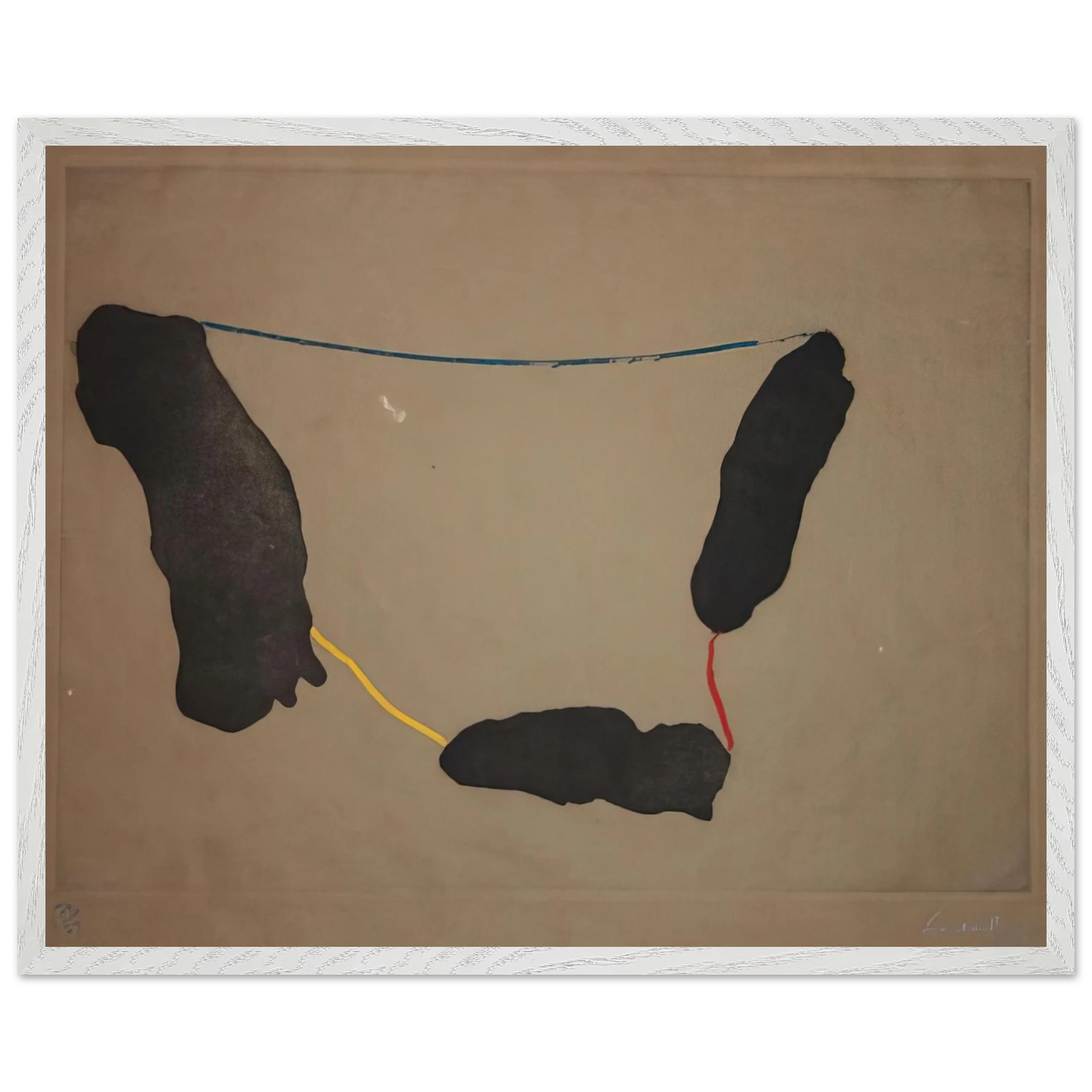 Helen Frankenthaler - Connected By Joy - 1973 Wall art - 40x50 cm / 16x20 inches - Fine Art Poster-canvas - -