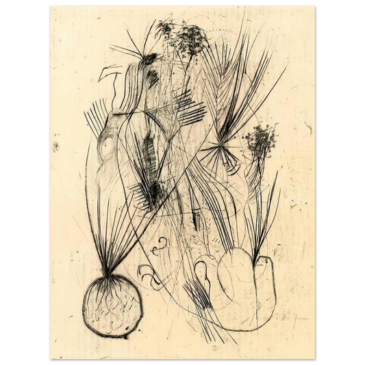 Wols - Planta tuberosa - Surrealism  75x100 cm / 30x40inches Fine Art Poster