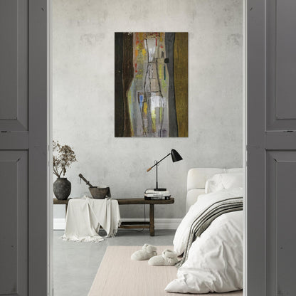 Stratificazione I - Art Informel - Bice Lazzari Brushed Aluminum Print - 70x100 cm / 28x40 inches | Bice Lazzari Aluminum Print | Bice Lazzari Prints