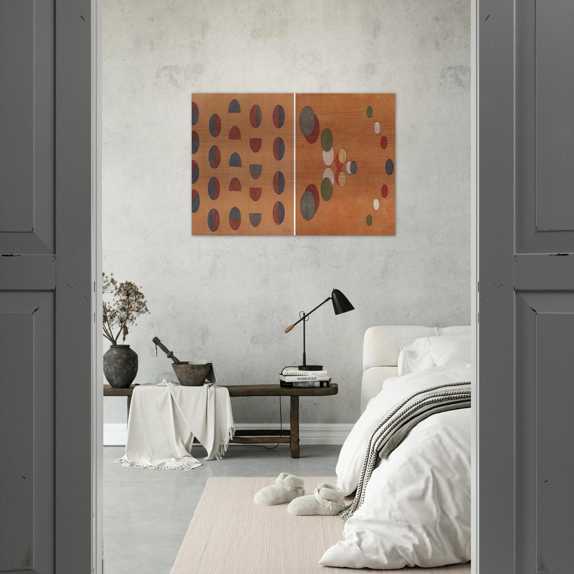 Diptych - 1956 1 - Lolo Soldevilla Brushed Aluminum Print - 70x100 cm / 28x40 inches | Lolo Soldevilla Aluminum Print | Lolo Soldevilla Prints
