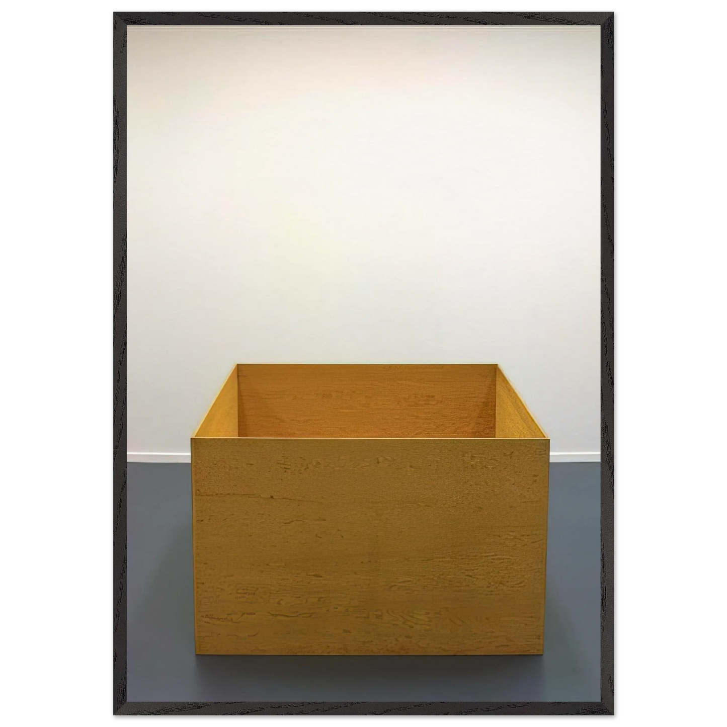 Untitled - 1976 N2 - Donald Judd 70x100 cm / 28x40 inches Framed Art Print – Black Wooden Frame
