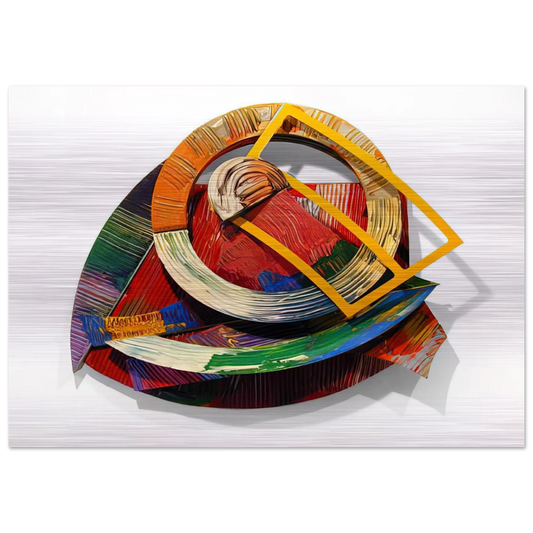 Chehaw - Sam Gilliam Brushed Aluminum Print - 70x100 cm / 28x40 inches | Sam Gilliam Aluminum Print | Sam Gilliam Prints