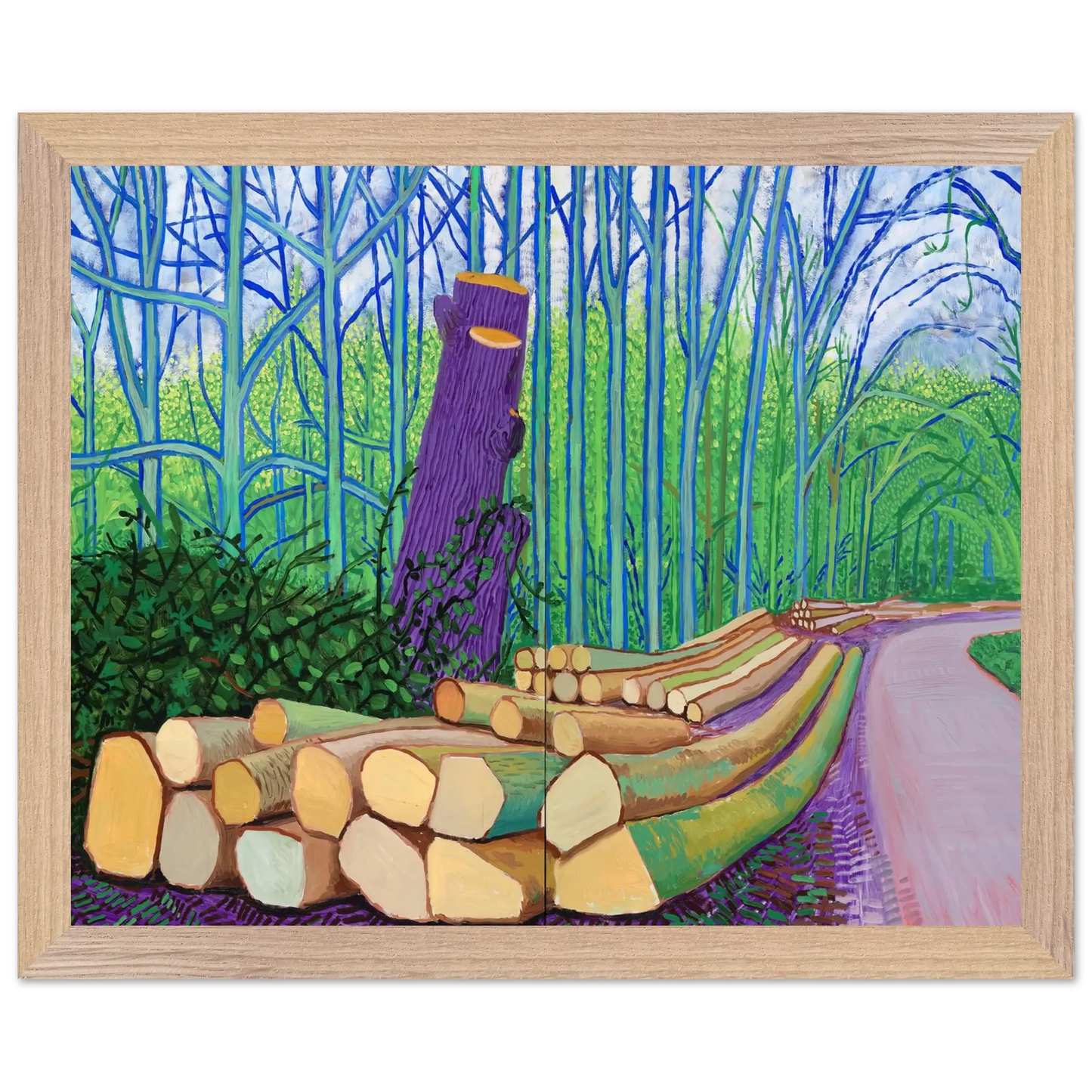 David Hockney - David Hockney Wall art - 21x29.7 cm / 8x12" - Fine Art Poster - -