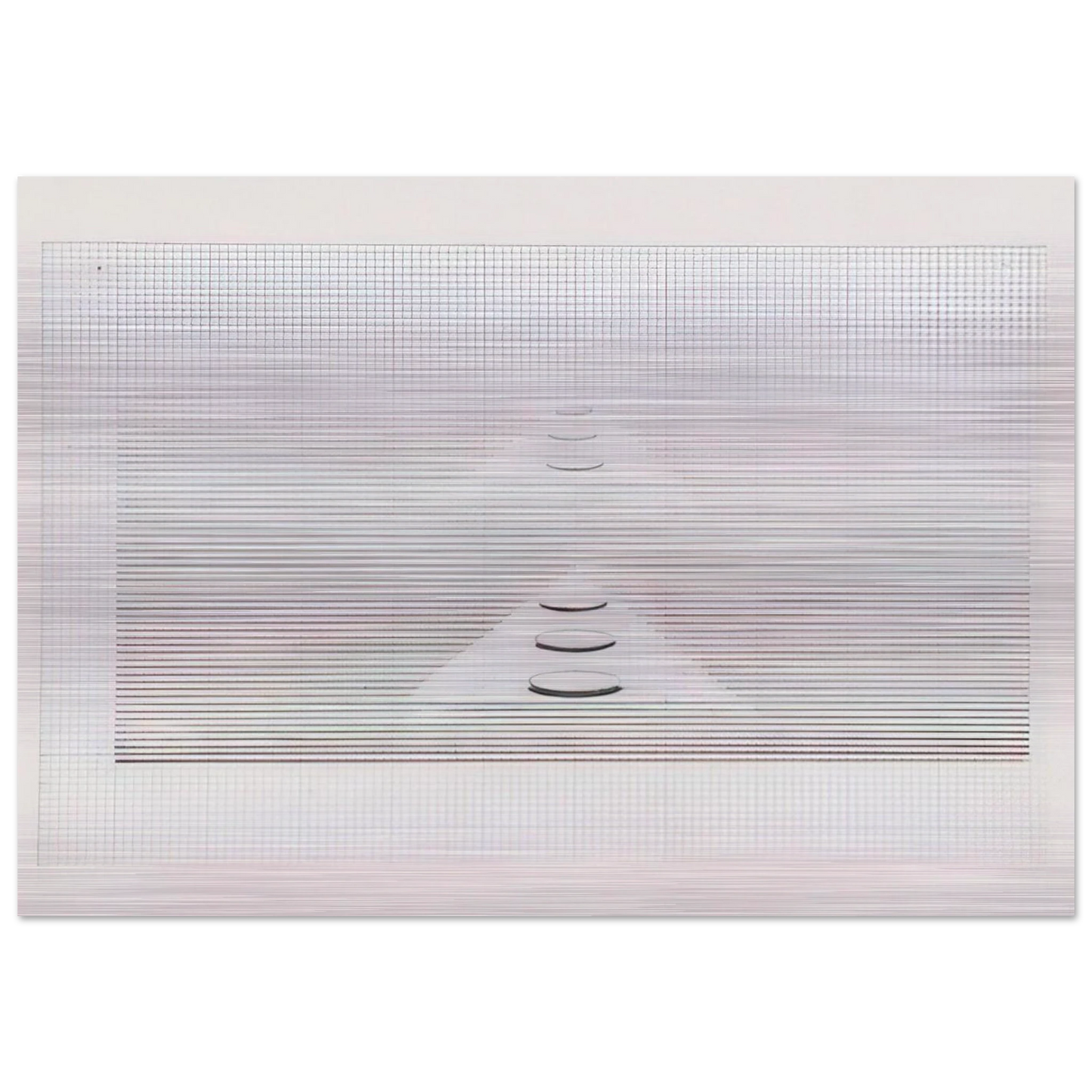 Untitled - 1980 - Nasreen Mohamedi Brushed Aluminum Print - 70x100 cm / 28x40 inches | Nasreen Mohamedi Aluminum Print | Nasreen Mohamedi Prints