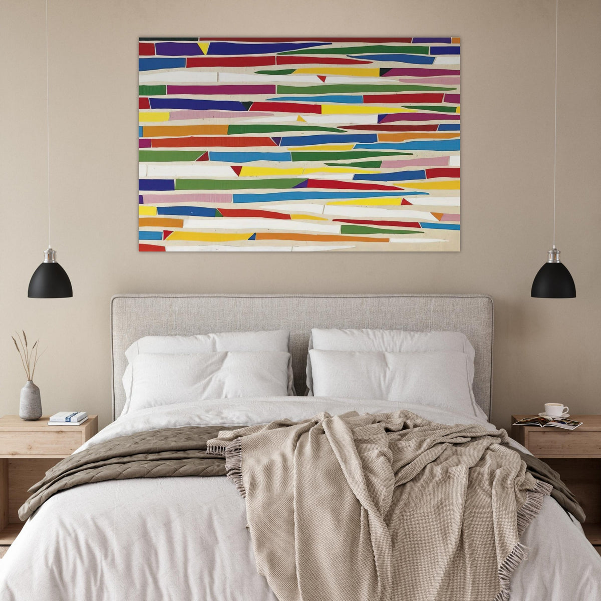 Composite - Color Field Painting - Piero Dorazio Art Prints - 100x150 cm / 40x60″ inches | Piero Dorazio Poster | Piero Dorazio Prints
